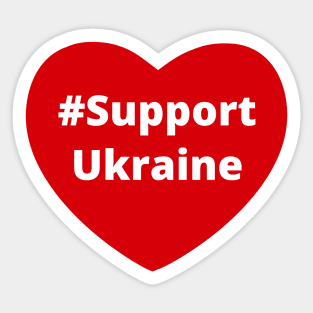 Support Ukraine today design and hashtag your heart with the message you want to share!!! Sticker